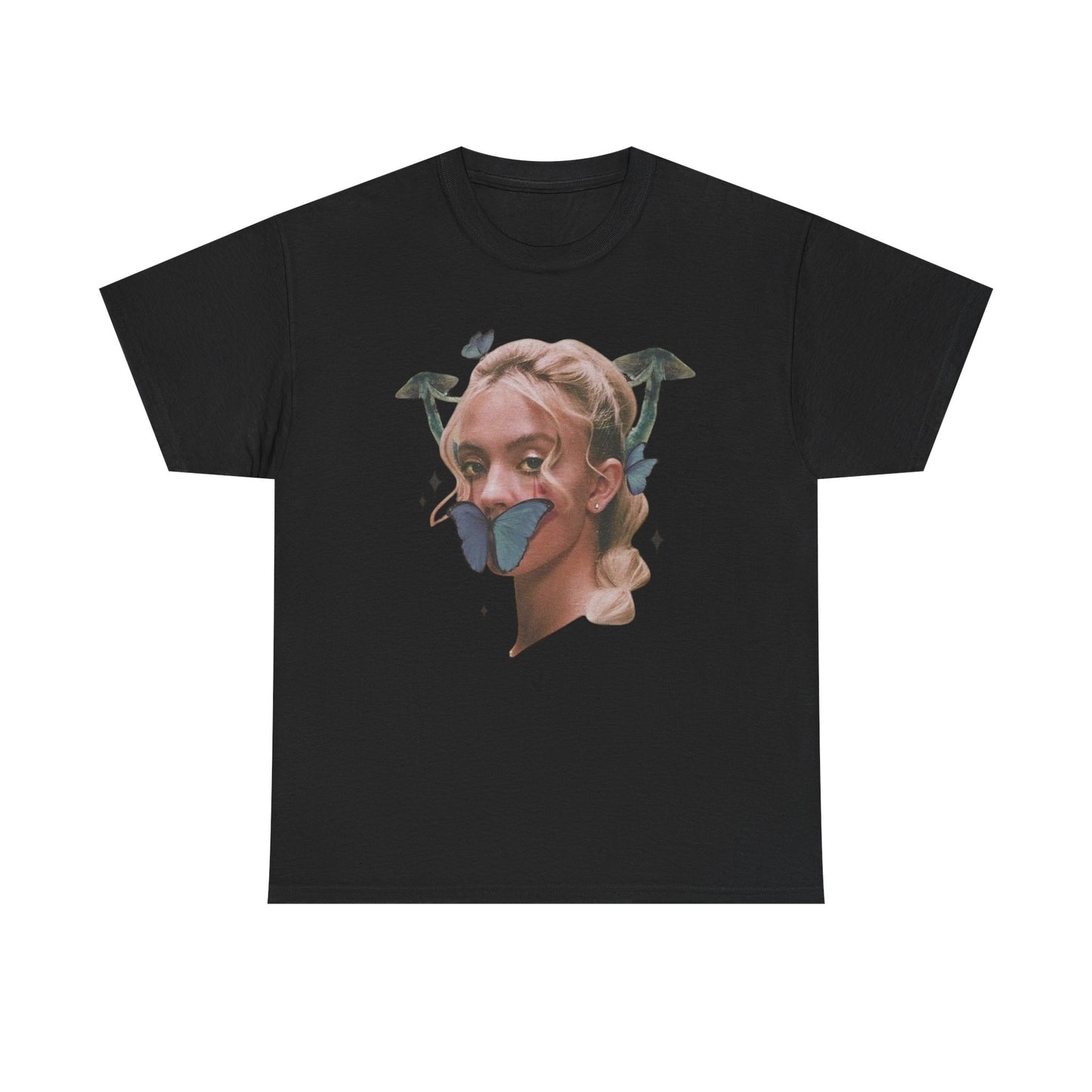 Sydney Sweeney Vintage Graphic T-Shirt Comfy Cotton Tee Brand NEW