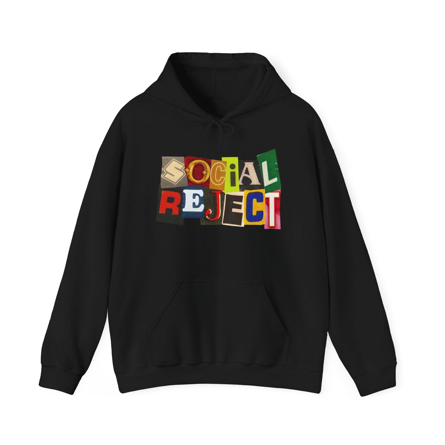 Social Reject Club Graphic Hoodie Unisex Heavy Blend™ Hooded Sweatshirt