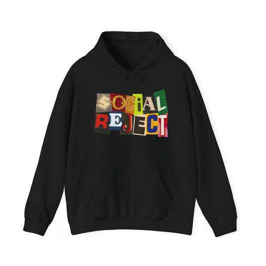 Social Reject Club Graphic Hoodie Unisex Heavy Blend™ Hooded Sweatshirt