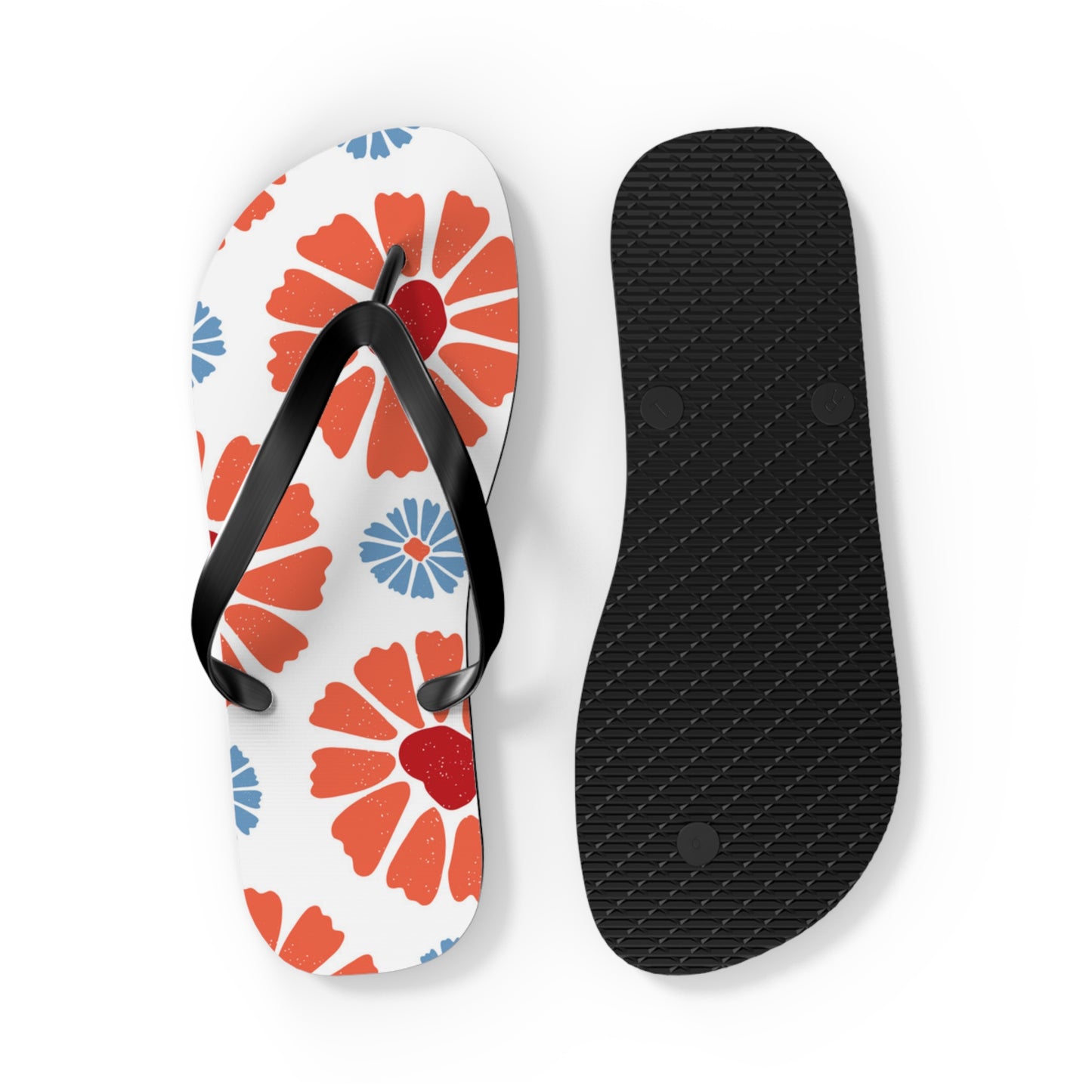 Tropical Flowers Beach Sandals Summer Flip Flops Slides BRAND NEW