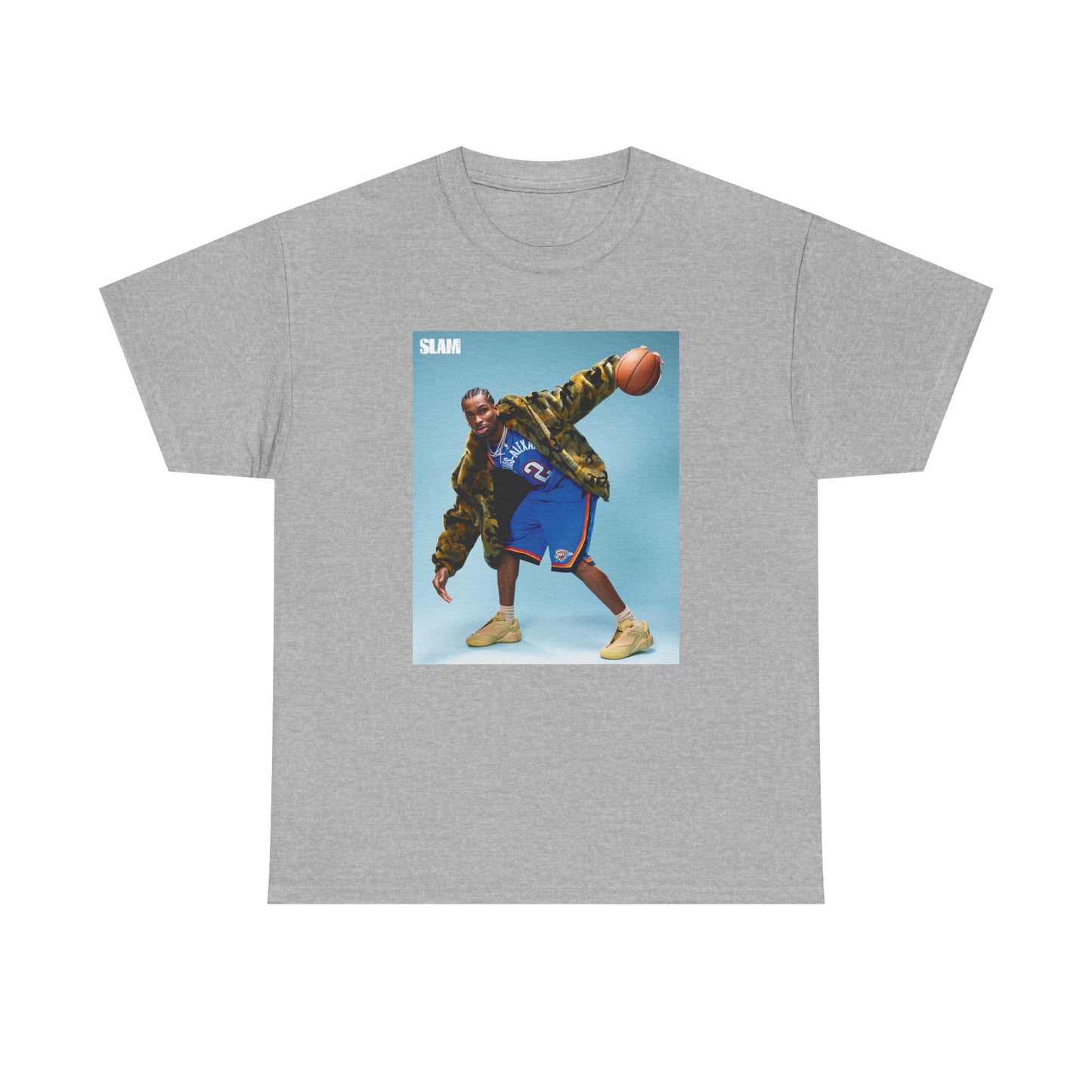 Shai Gilgeous Alexander Graphic T Shirt OKC Basketball Retro Heavy Cotton