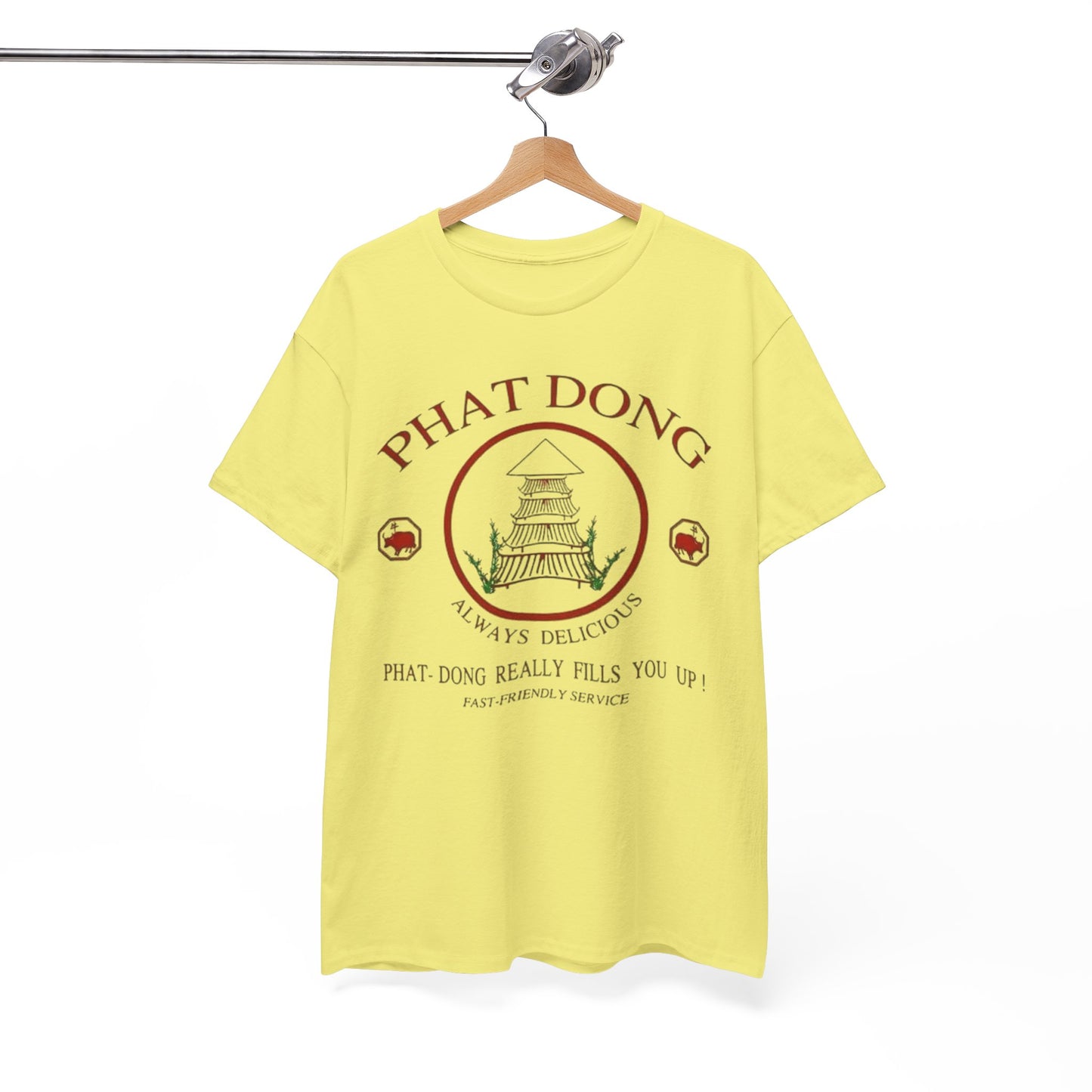 Phat Dong Funny Chinese Food Graphic T-Shirt Gift NEW Jokes  Heavy Cotton Tee