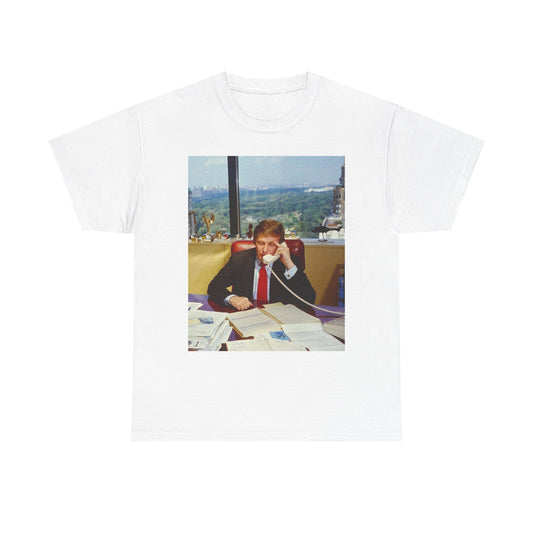Trump Office Graphic T Shirt Vintage 90s Retro Unisex Heavy Cotton Tee