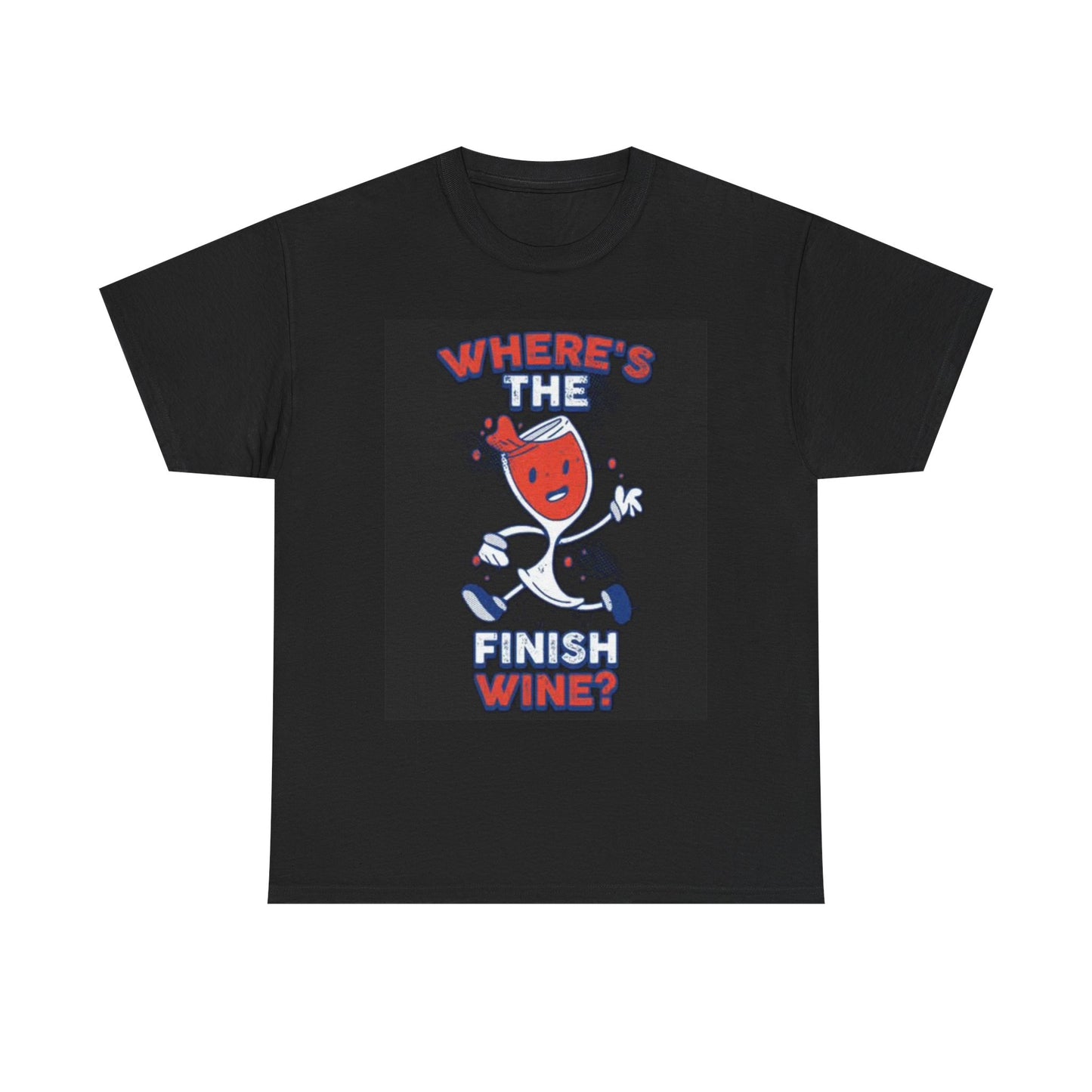 Funny Wine Graphic T Shirt Unisex Heavy Cotton Tee
