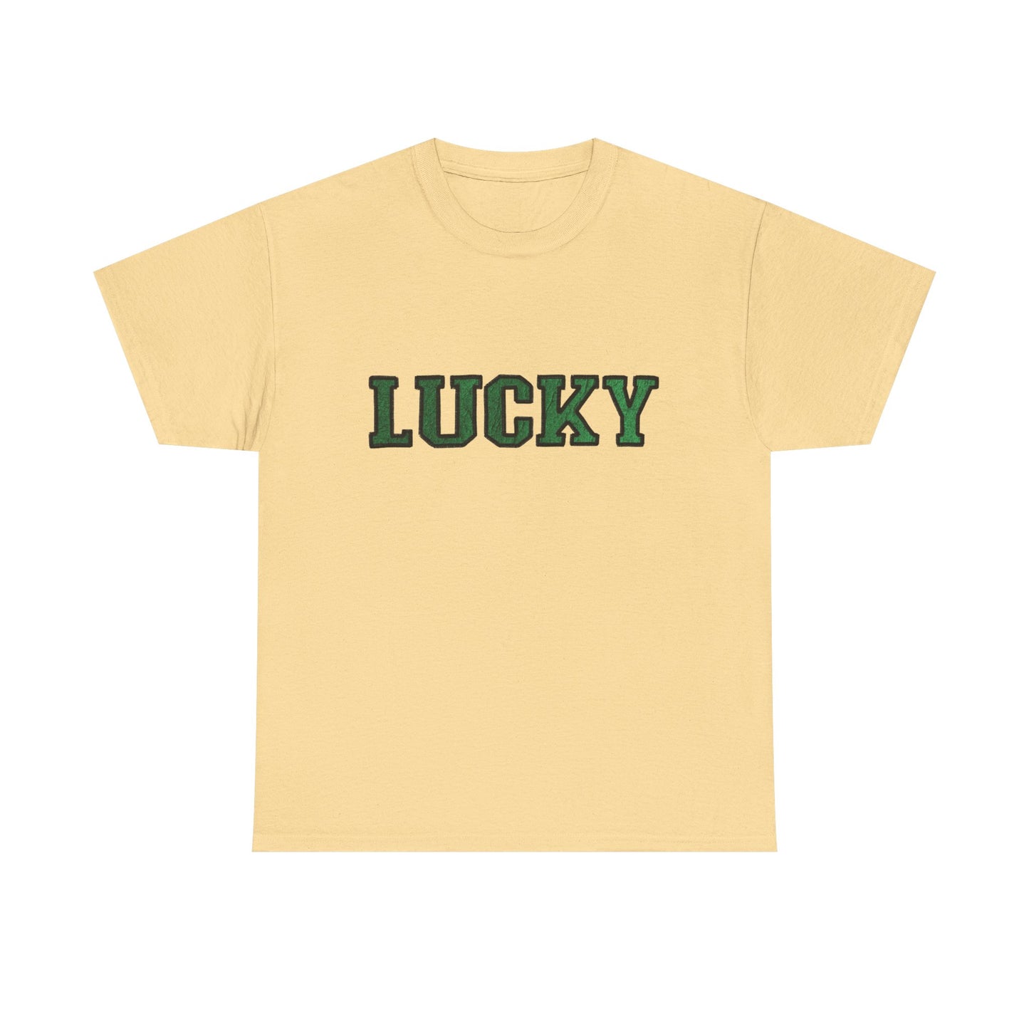 Lucky Graphic T Shirt New Adult Unisex Heavy Cotton Tee