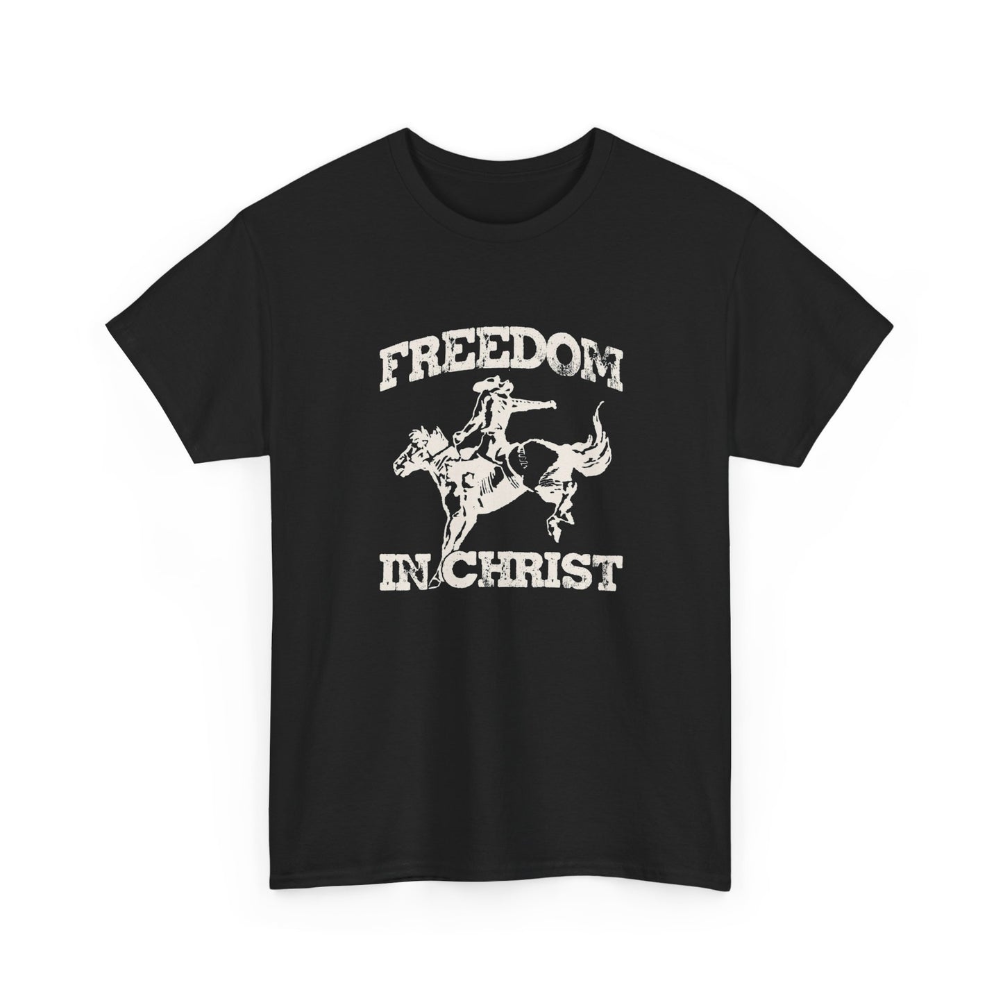 Freedom In Christ Graphic T Shirt Heavy Cotton Tee NEW ADULT UNISEX