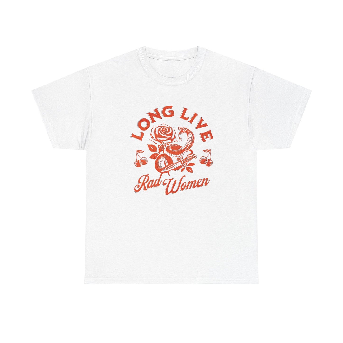 Long Live Rad Women  Graphic T Shirt Unisex Heavy Cotton Tee GIFT