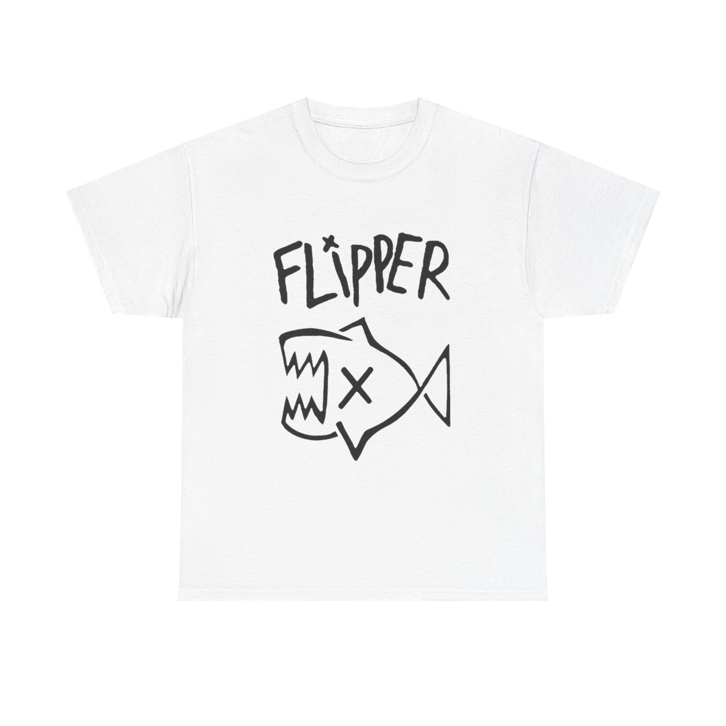Flipper Graphic T Shirt Unisex Heavy Cotton Tee