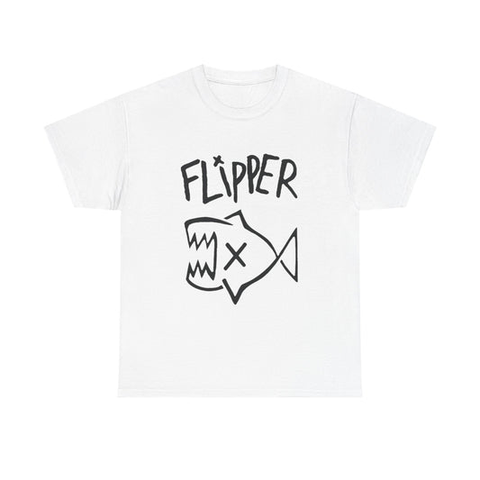 Flipper Graphic T Shirt Unisex Heavy Cotton Tee