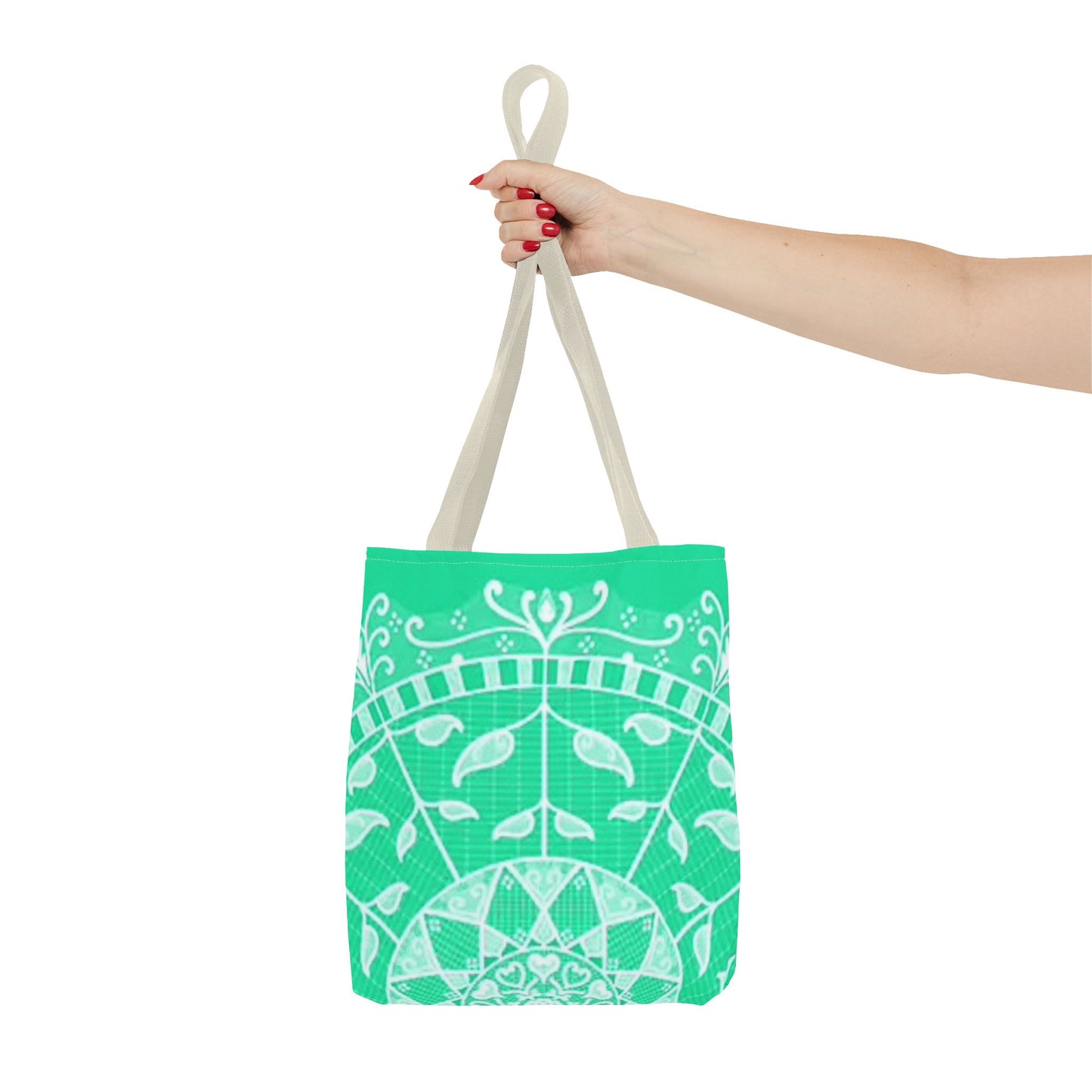 Light Green And White Multi Color BRAND NEW MODERN Tote Bag (AOP)