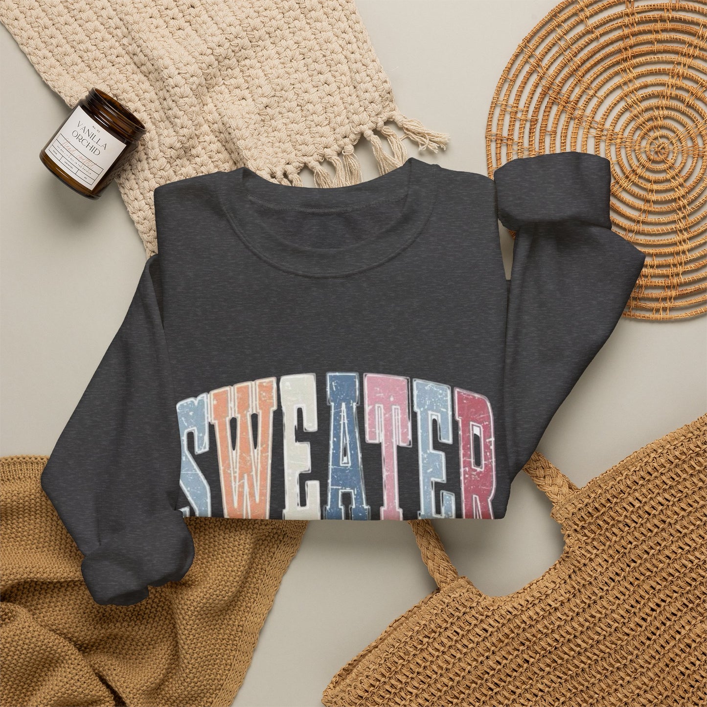 Sweater Weather Graphic Sweater NEW Unisex Heavy Blend™ Crewneck Sweatshirt