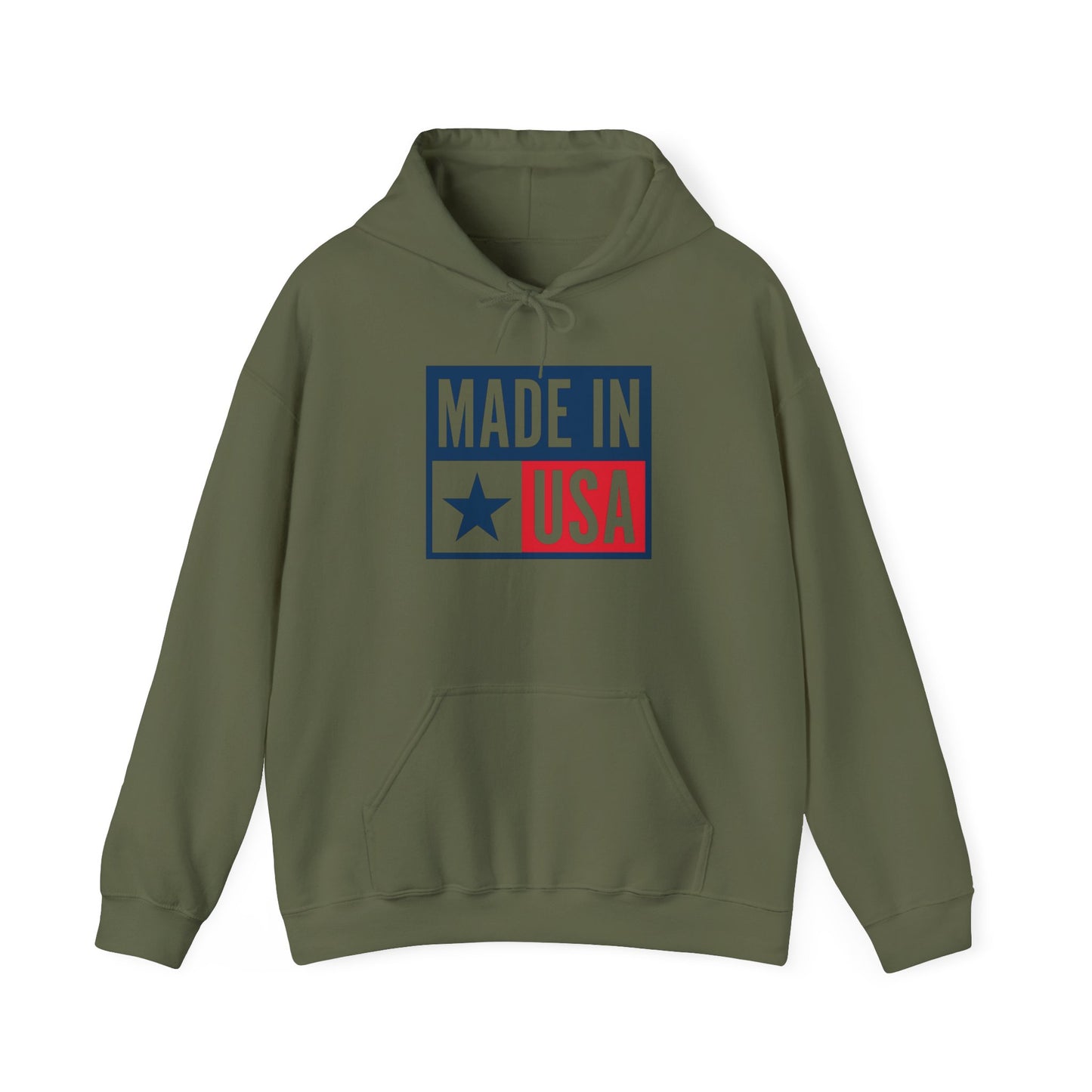 Made In The USA Graphic Hoodie Unisex Heavy Blend™ Hooded Sweatshirt