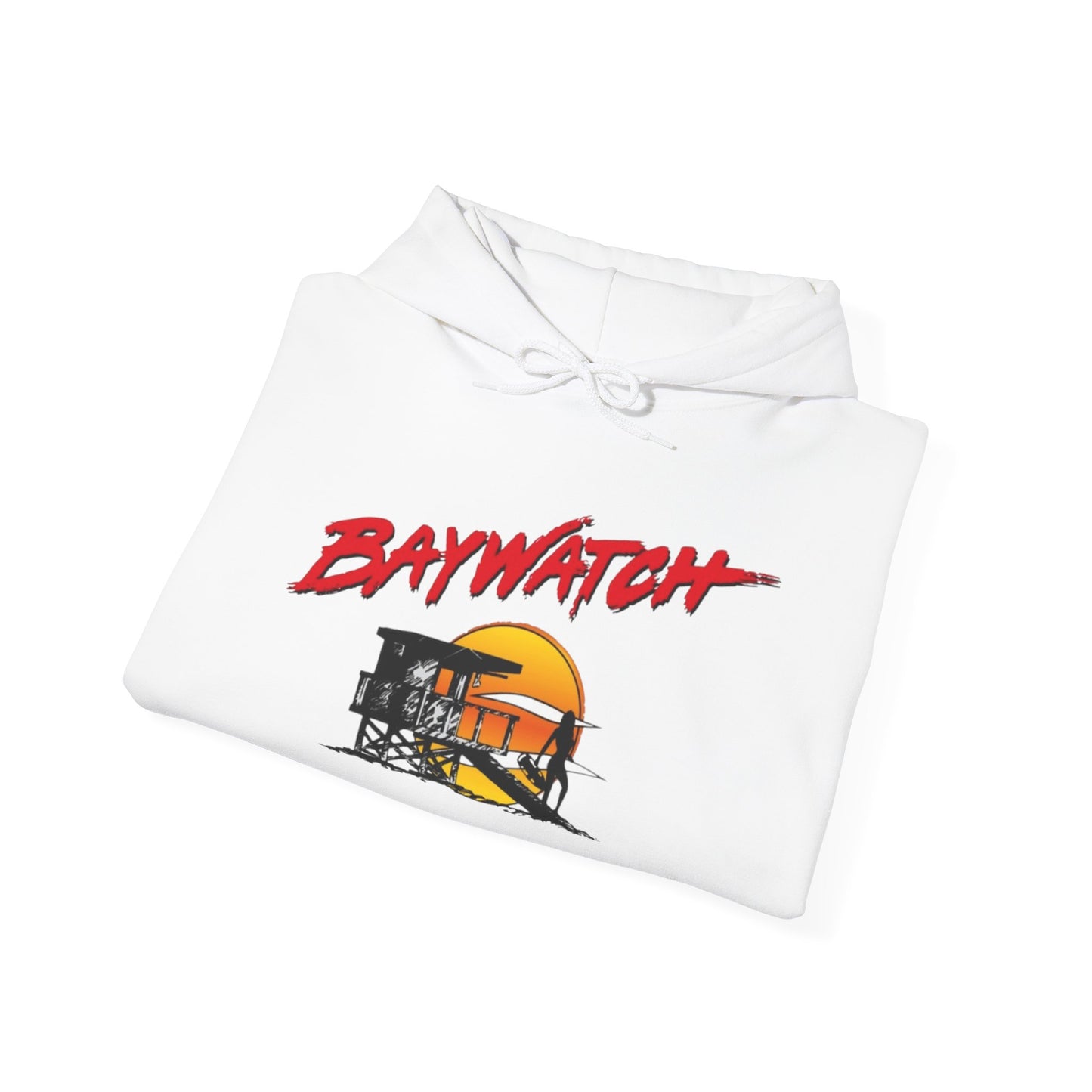 Baywatch Vintage Hoodie Tv 90s Unisex Heavy Blend™ Hooded Sweatshirt Gift