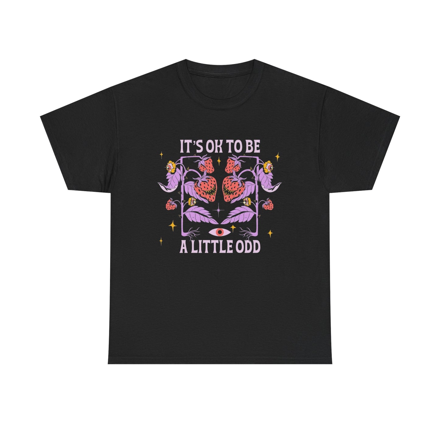 Its Ok To be A Little Odd T Shirt Unisex Heavy Cotton Tee