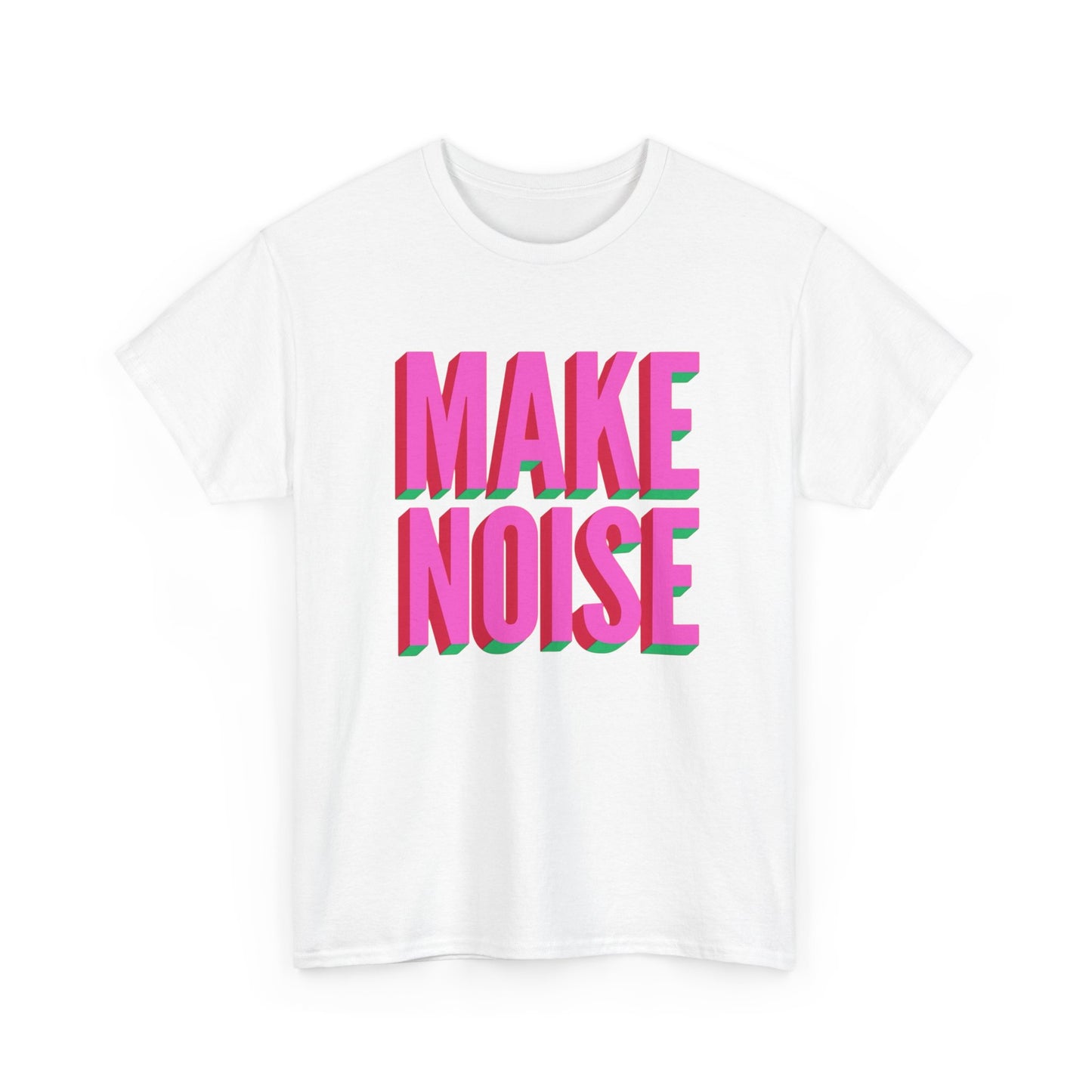 Make Noise Graphic T Shirt Unisex Cotton Tee - New Gift - Tee
