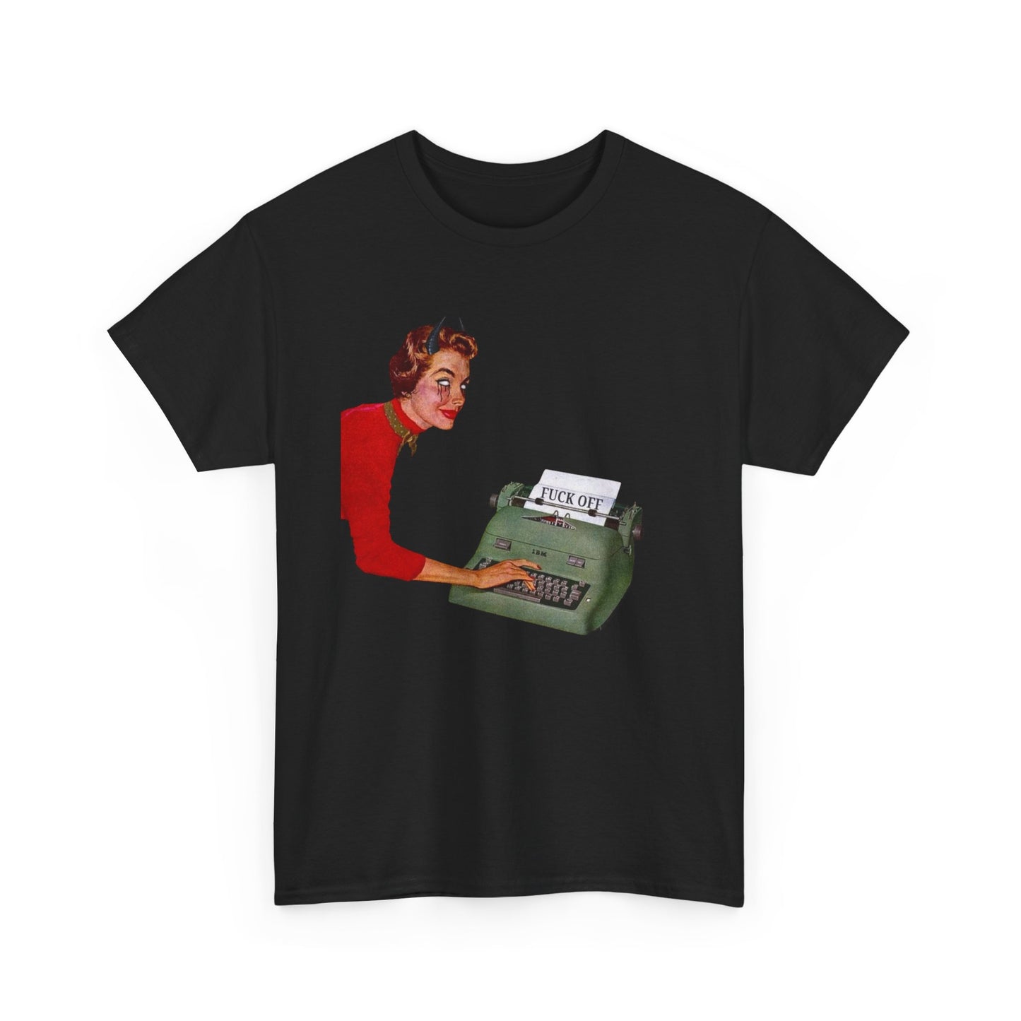 She Devil Funny Vintage Graphic T-Shirt Women's Heavy Comfy Cotton Tee