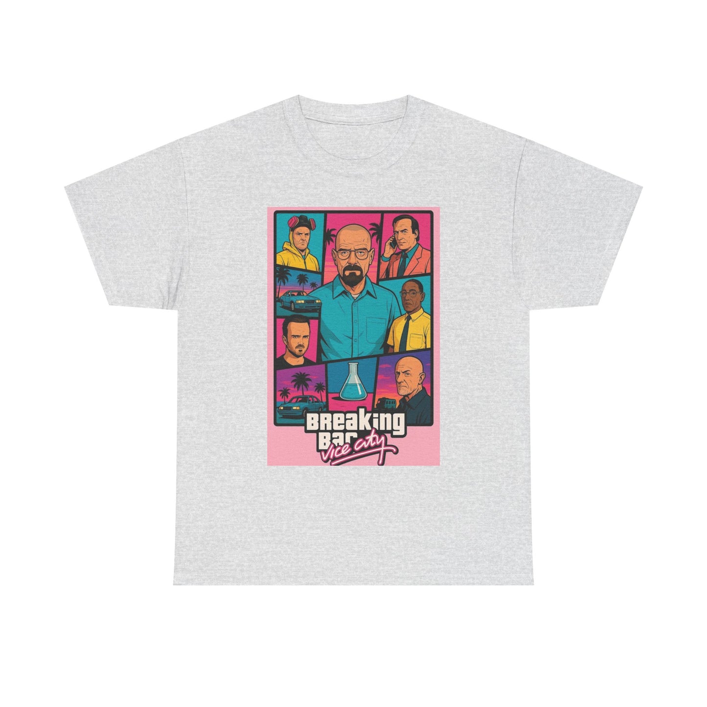 Vice City Breaking Bad Retro Graphic T Shirt NEW ADULT Tee