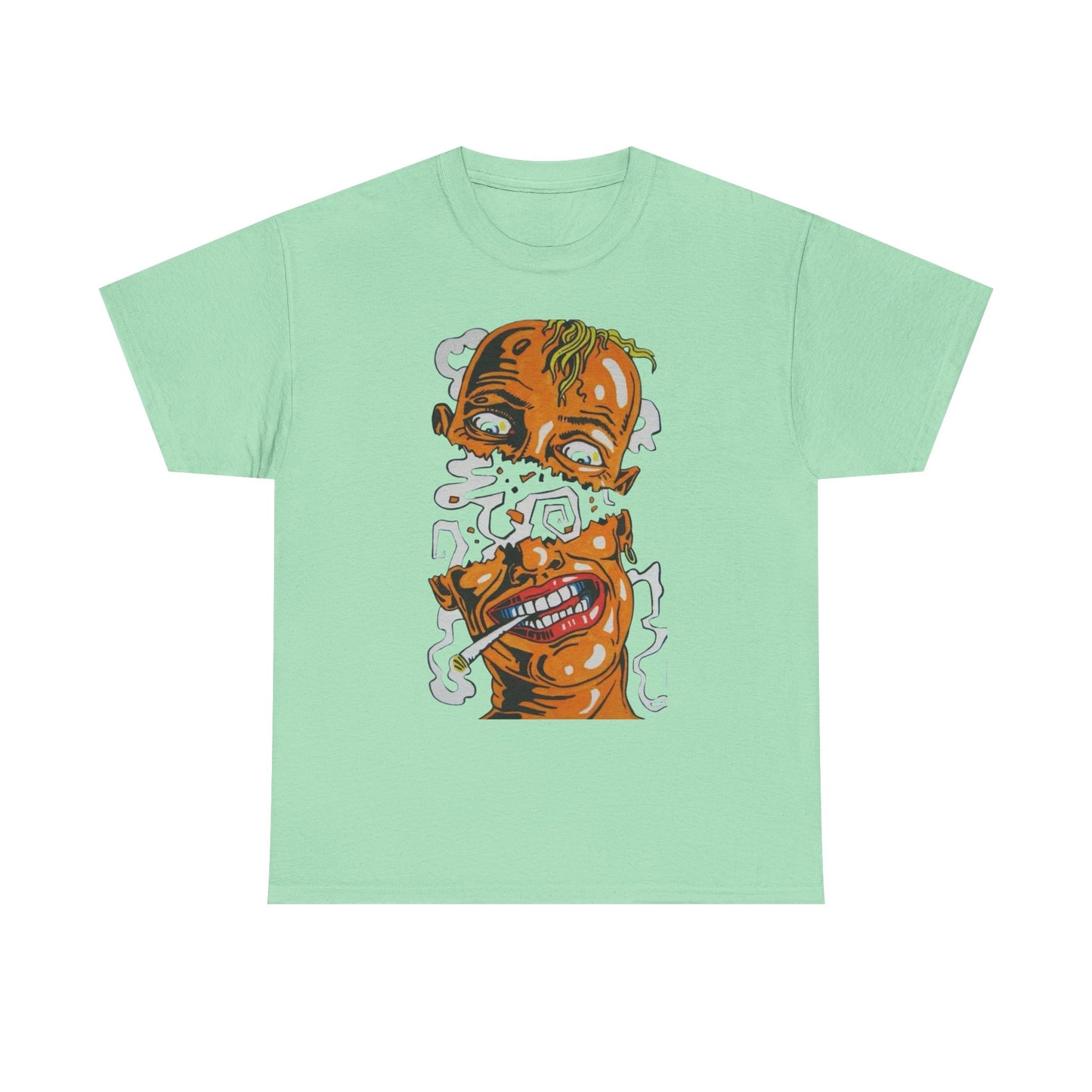Weed High Art Photo Graphic T-Shirt Comfy Cotton Tee Brand NEW