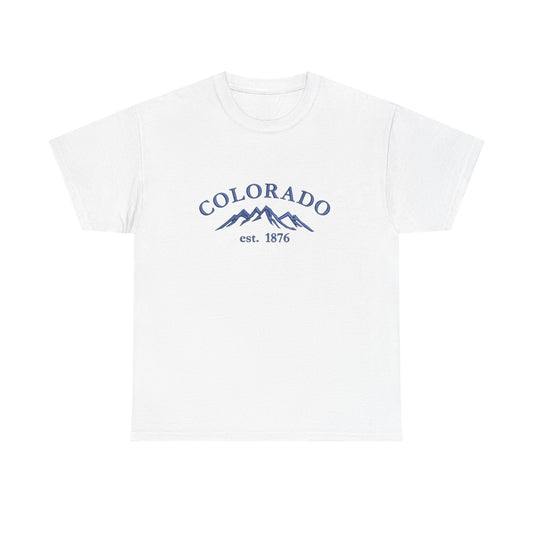 Colorado Rockies Graphic T Shirt NEW Unisex Heavy Cotton Tee