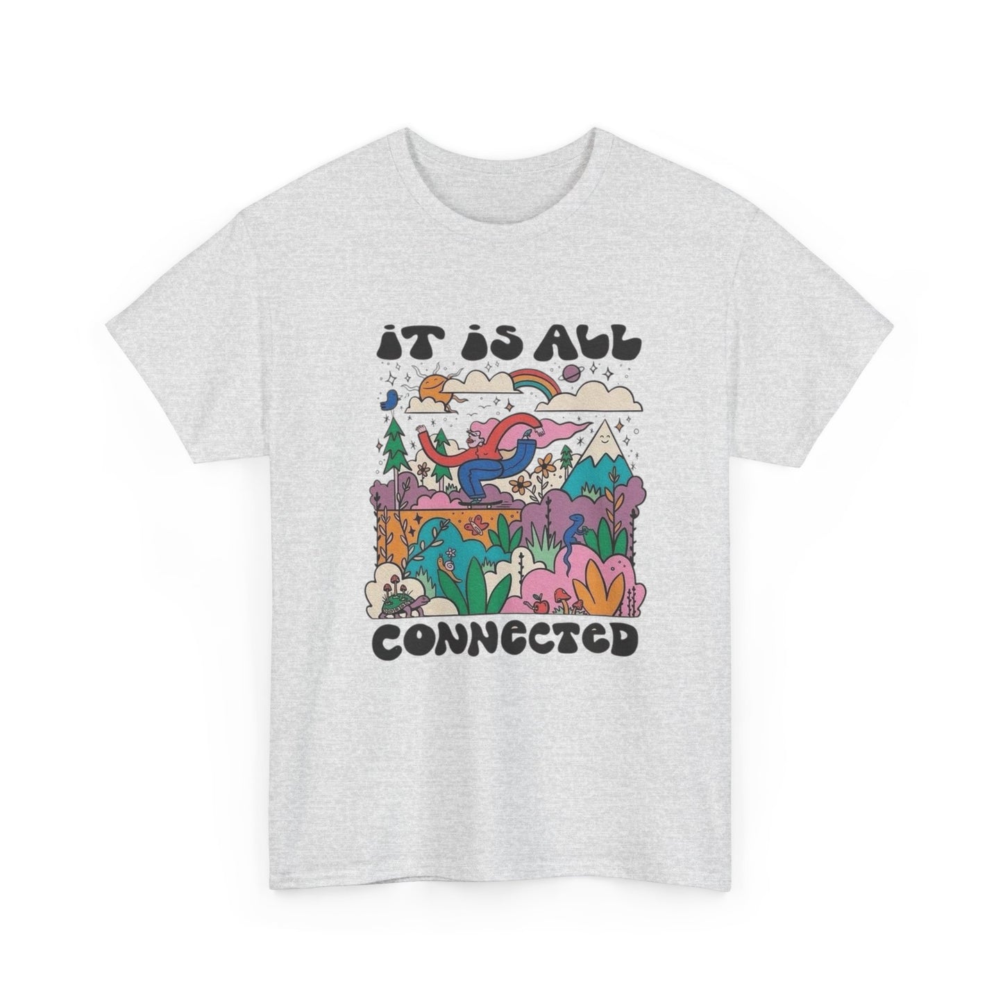 Its All Connected Graphic T Shirt NEW Adult Unisex Heavy Cotton Tee