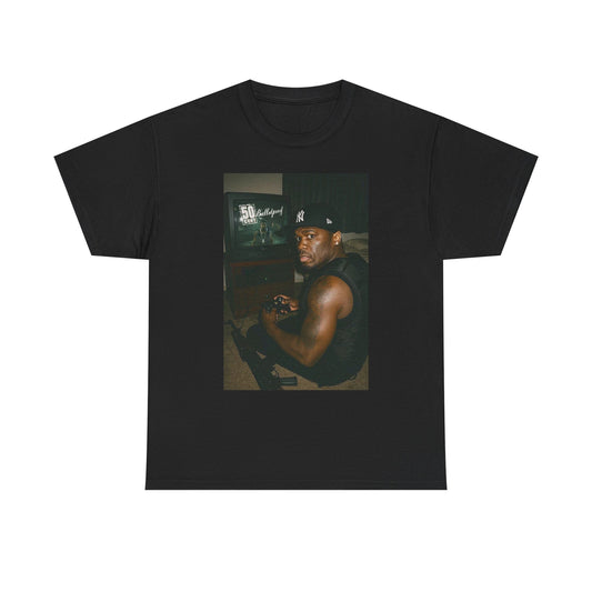 50 Cent Bulletproof Funny Graphic T Shirt G Unit Retro Unisex Heavy Cotton Tee