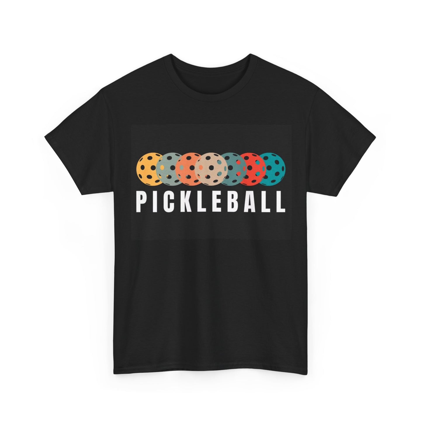 PickleBall Tshirt Training Gym Pickle Ball Court Unisex Heavy Cotton Tee