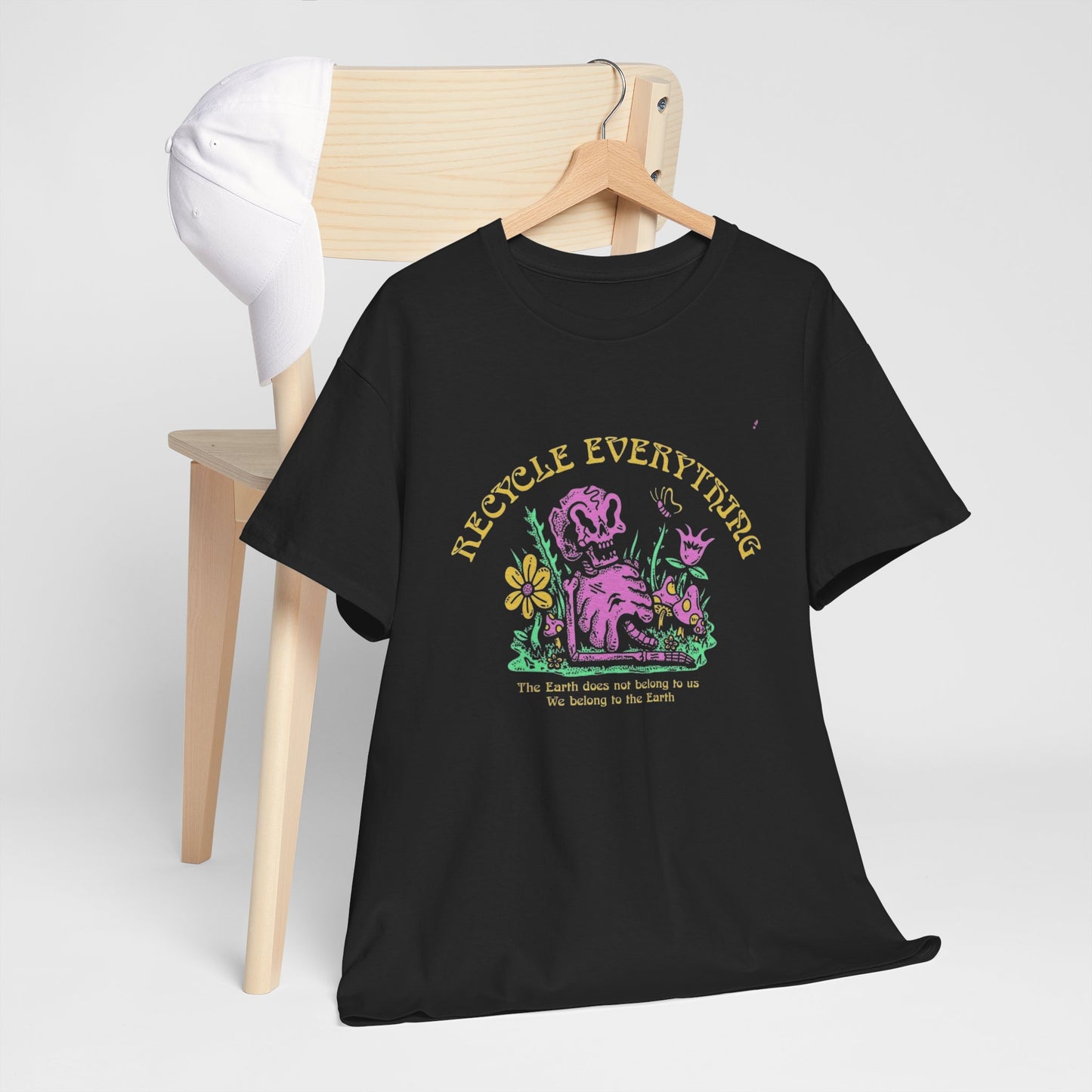 Recycle Everything Graphic T Shirt NEW ADULT Unisex Heavy Cotton Tee