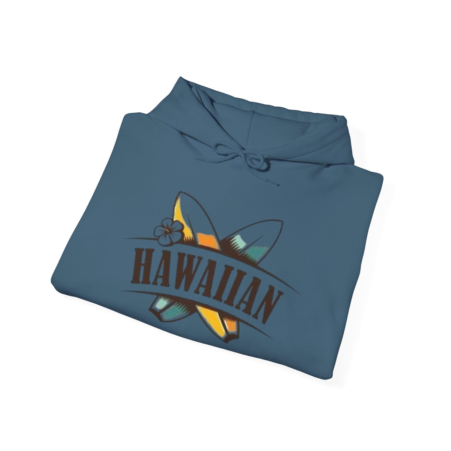 Hawaiian Surfing Club Hoodie Unisex Heavy Blend™ Hooded Sweatshirt Sweater