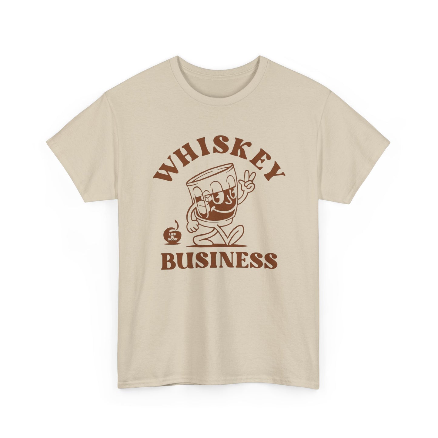 Whiskey Business T Shirt Funny Jokes Humor Unisex Heavy Cotton Tee