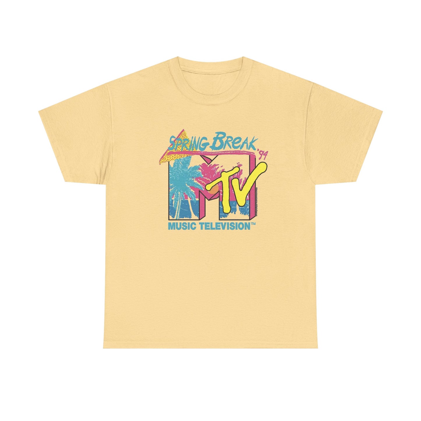 MTV Spring Break 94 Graphic T Shirt Vintage Heavy Cotton Tee