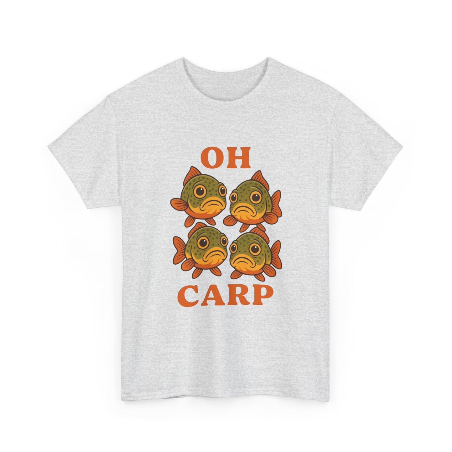Oh Carp Funny Fishing Graphic T Shirt ADULT NEW