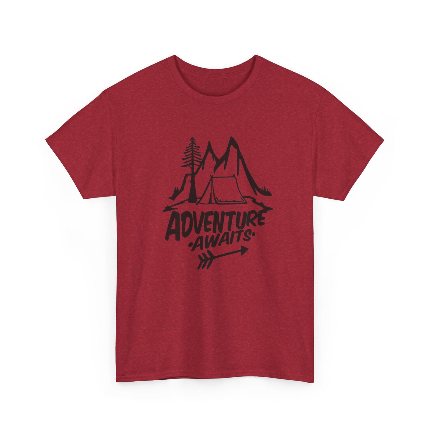 Adventure Awaits Outdoors Graphic T Shirt NEW ADULT