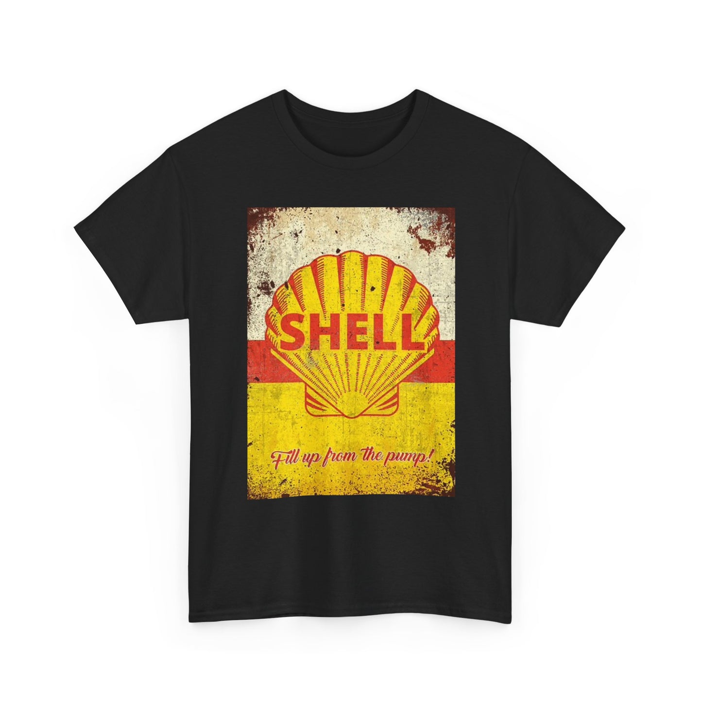 Shell Gas Station Graphic T Shirt Logo Vintage Unisex Heavy Cotton Tee