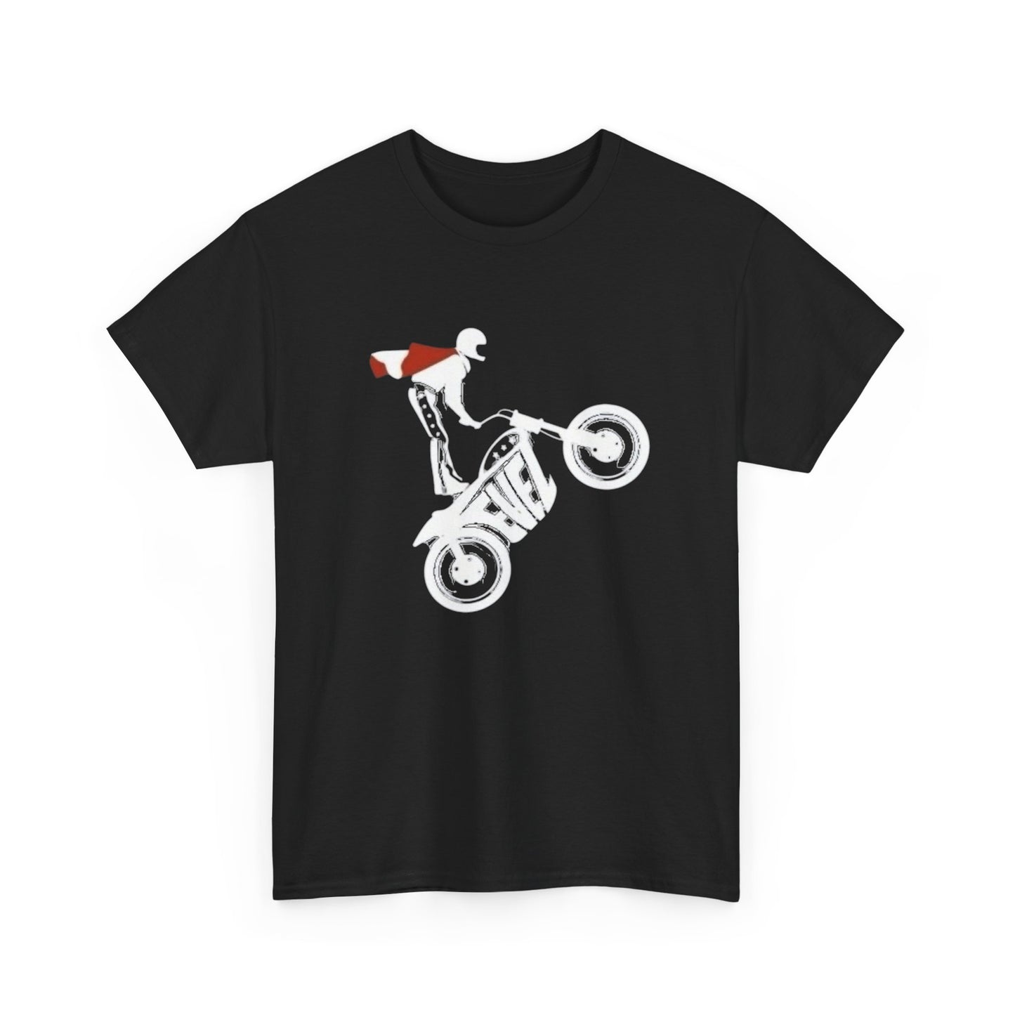 Evel Knievel Retro Graphic T-Shirt Unisex Heavy Cotton Tee GIFT NEW