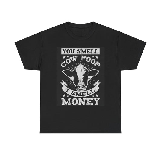 Cow Farmer Graphic T Shirt Hilarious Farming Jokes Unisex Heavy Cotton Tee