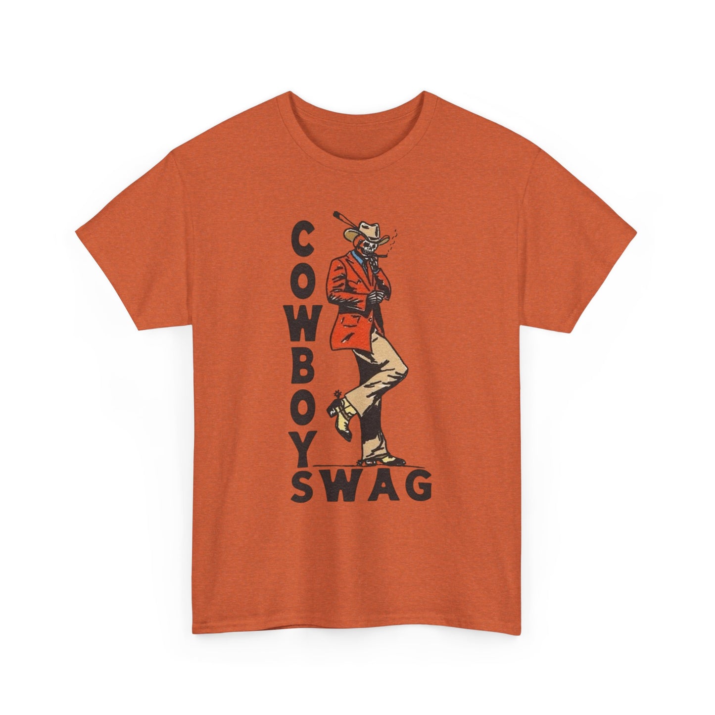 Cowboy Swag Graphic T Shirt Unisex Heavy Cotton Tee