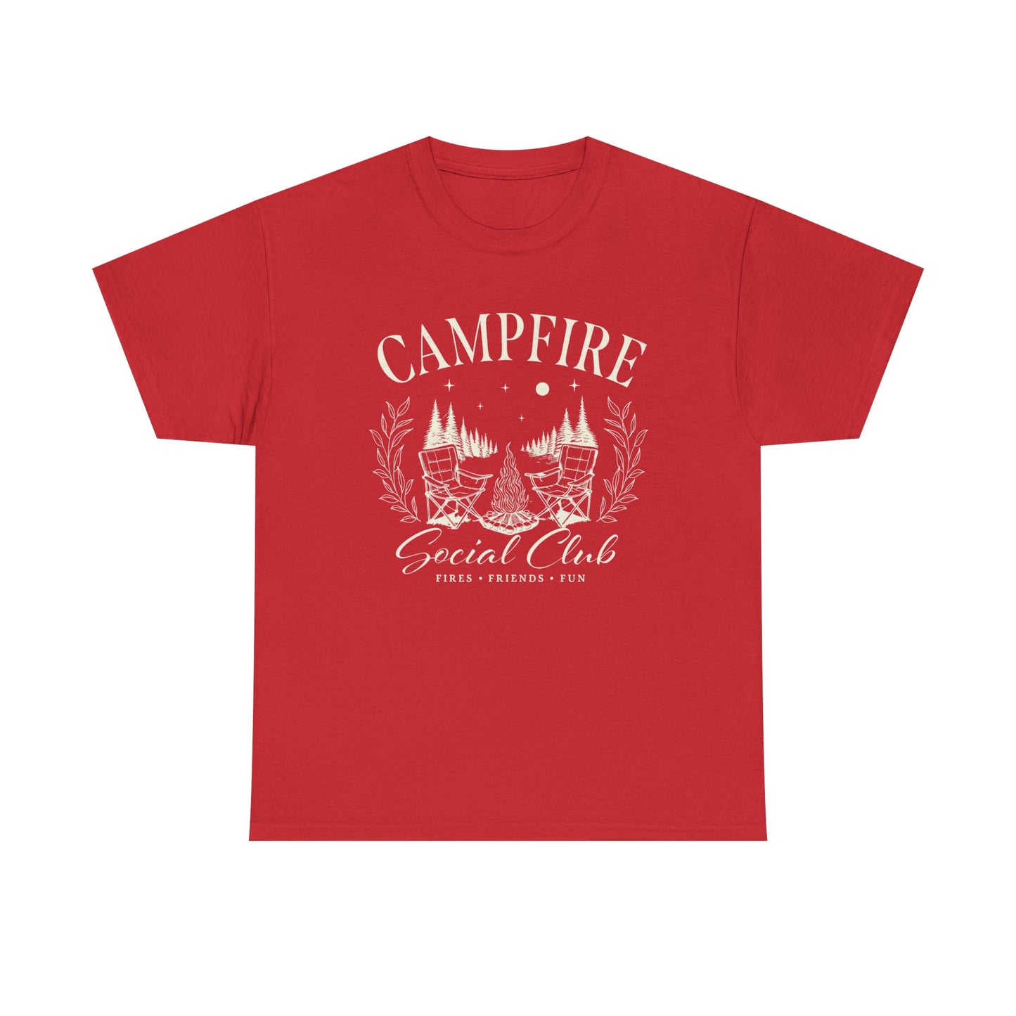 Campfire Social Club Graphic T Shirt Unisex Heavy Cotton Tee