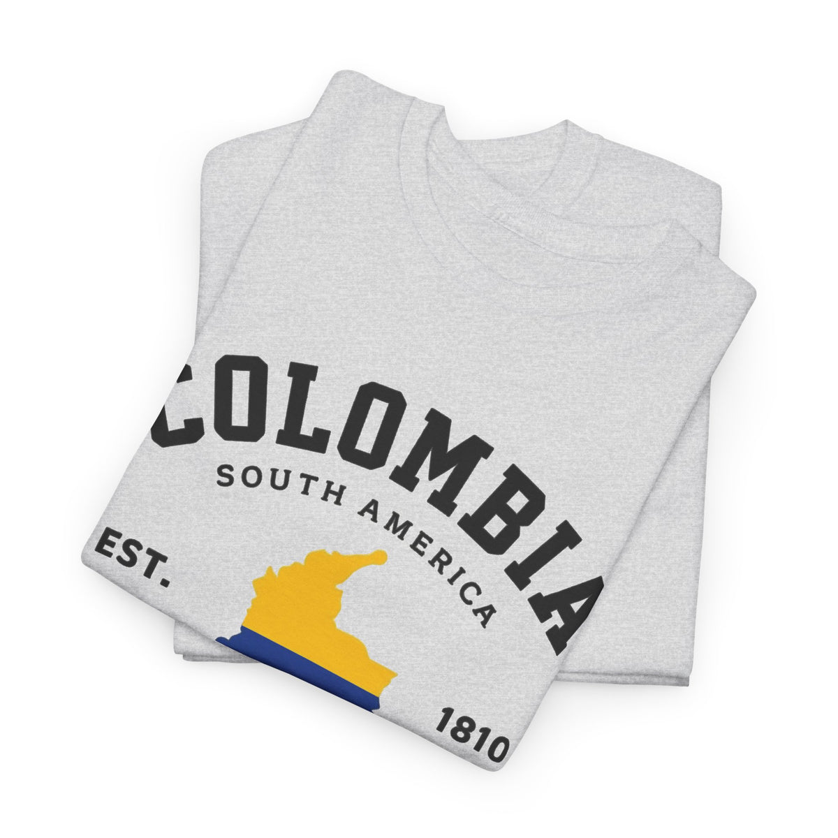 Colombia South America Graphic T Shirt Travel Men's Heavy Cotton Tee