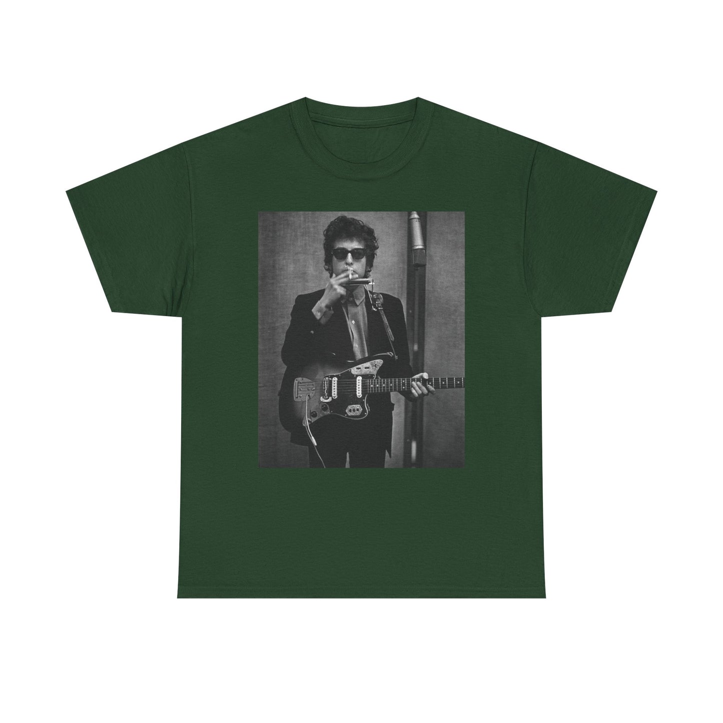Bob Dylan T-shirt vintage classic rock retro art Unisex Heavy Cotton Tee