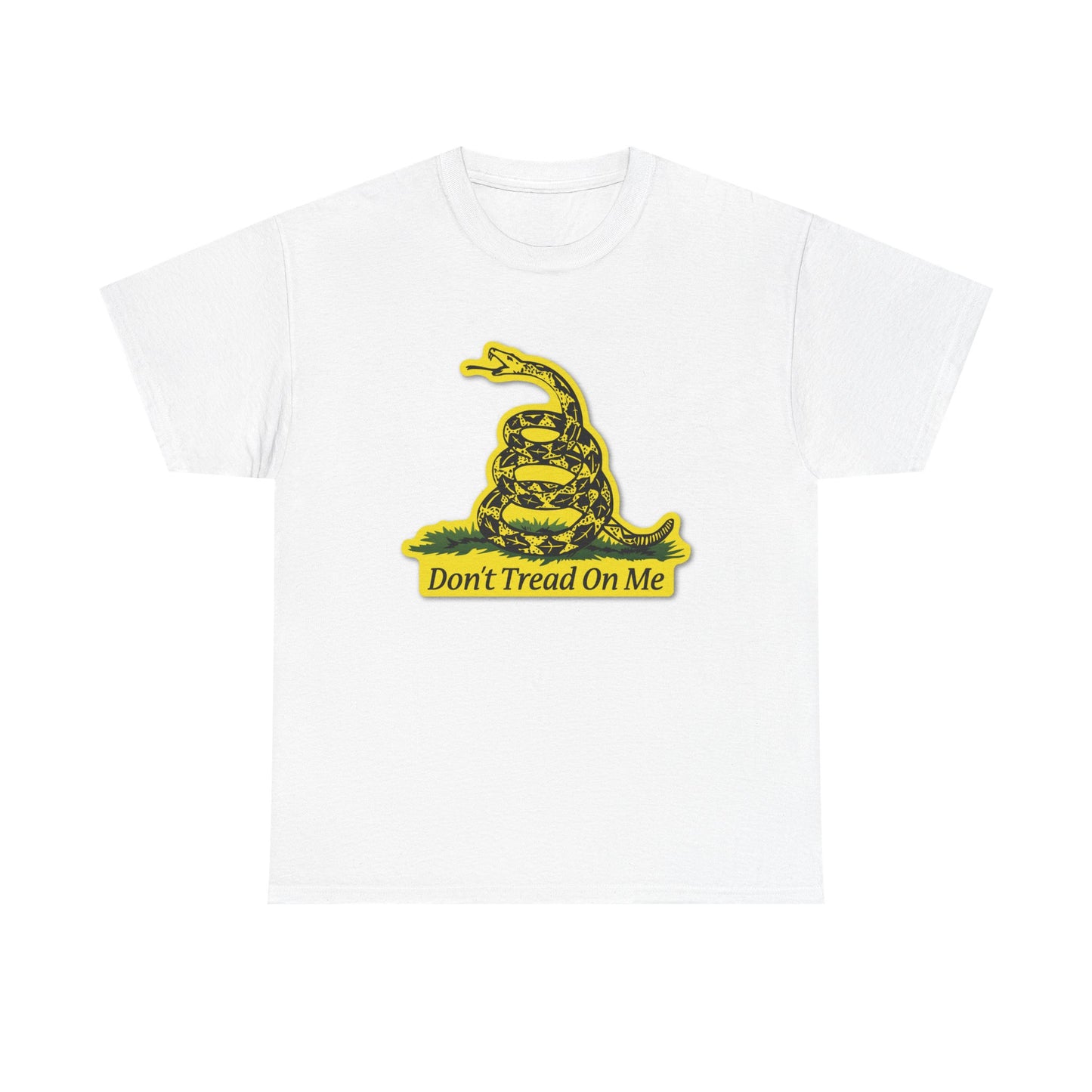 Don't Tread On Me Rattlesnake Graphic T Shirt Unisex Heavy Cotton Tee