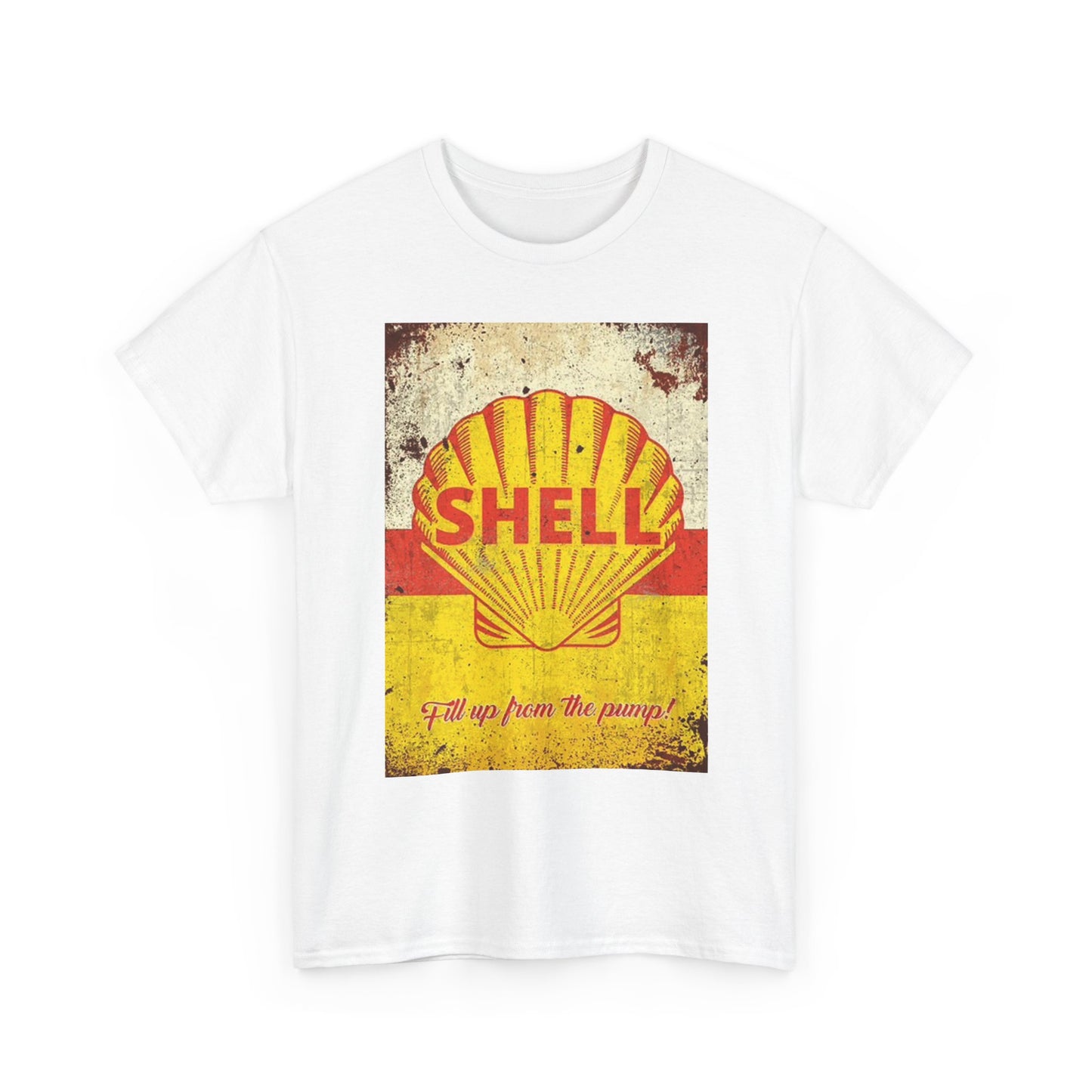 Shell Gas Station Graphic T Shirt Logo Vintage Unisex Heavy Cotton Tee