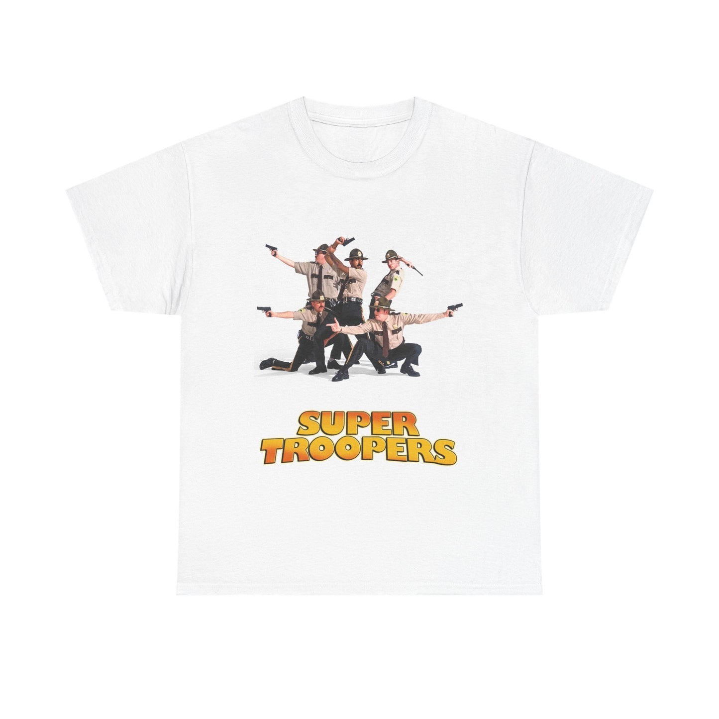 Supertroopers Graphic T Shirt Retro movie Poster Vintage Unisex Heavy Cotton Tee