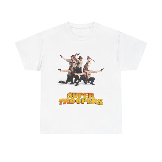 Supertroopers Graphic T Shirt Retro movie Poster Vintage Unisex Heavy Cotton Tee