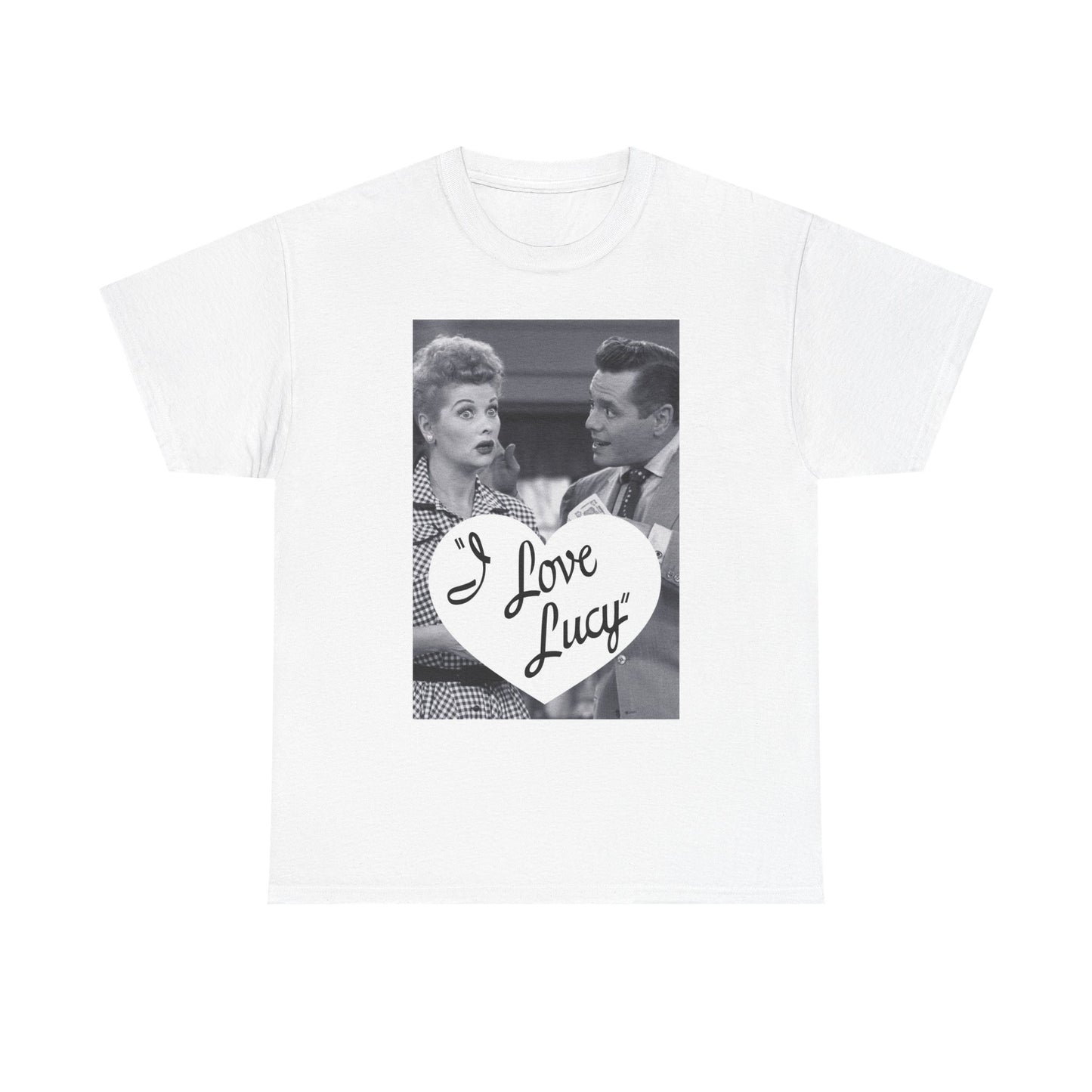 I Love lucy Graphic T Shirt Vintage tv Series Retro Unisex Heavy Cotton Tee