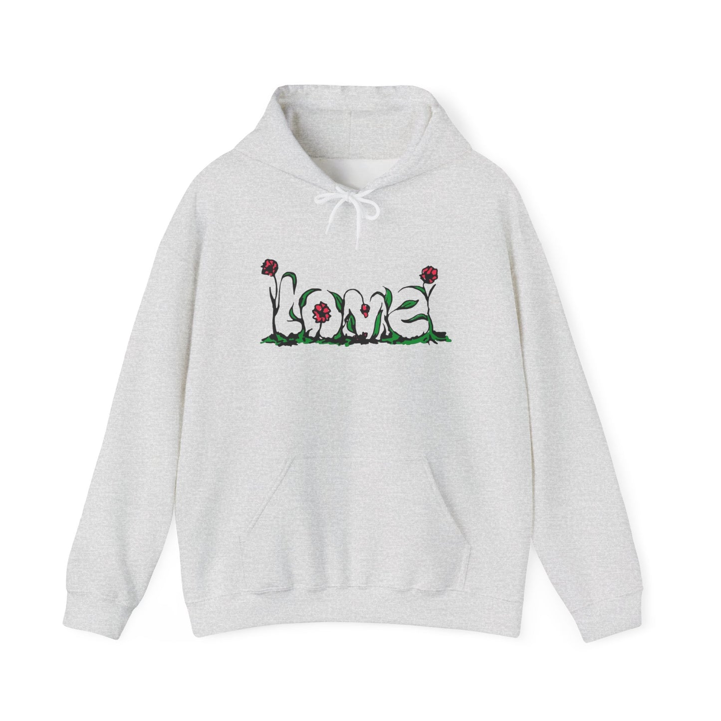 Love Roses Graphic Hoodie Unisex Heavy Blend™ Hooded Sweatshirt