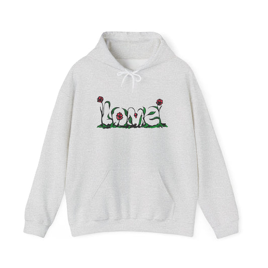 Love Roses Graphic Hoodie Unisex Heavy Blend™ Hooded Sweatshirt