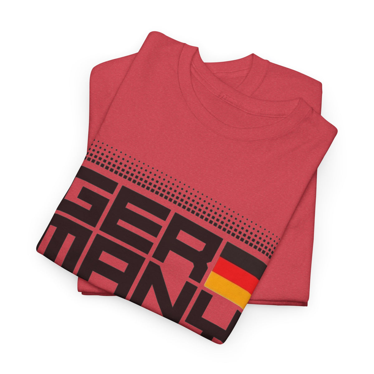 Germany Graphic T Shirt Men's Classic Flag Retro Heavy Cotton Tee