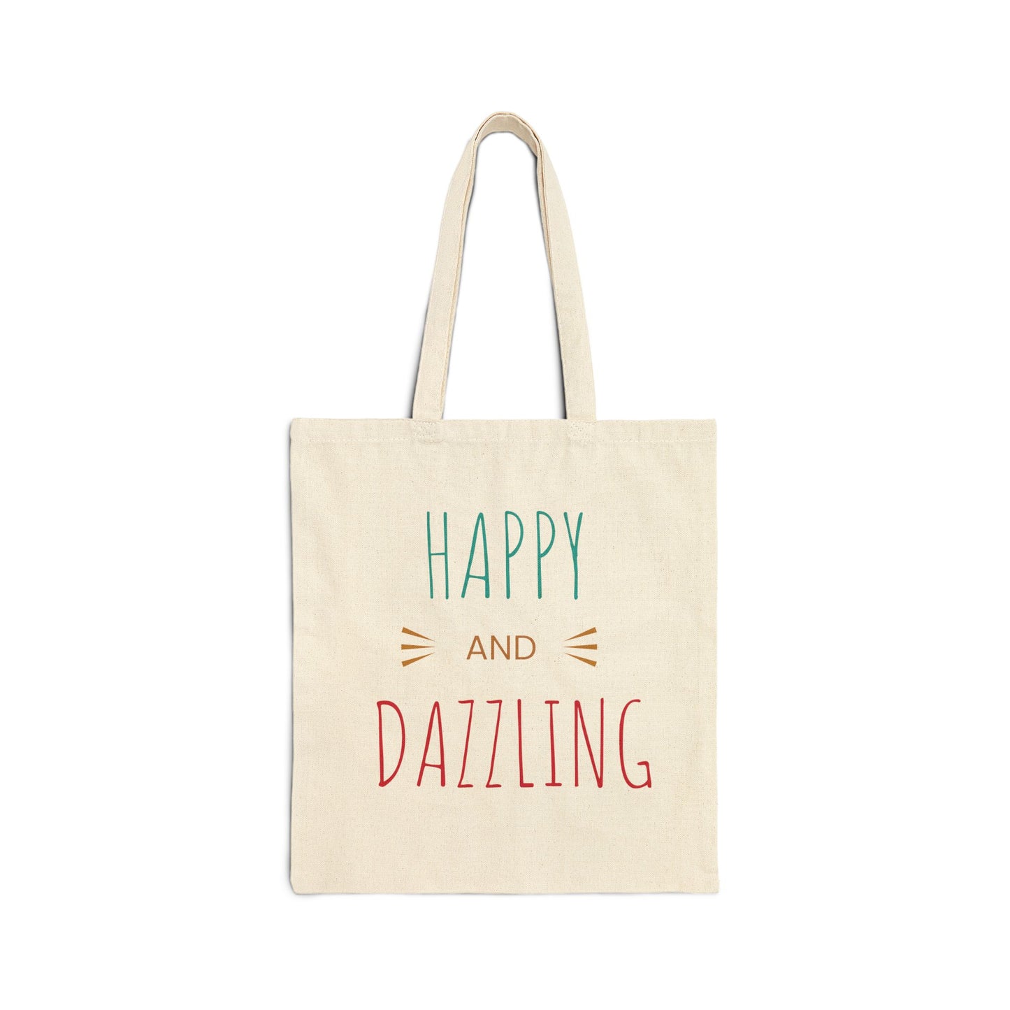 Happy And Dazzling Brand New Cute Graphic Cotton Canvas Tote Bag