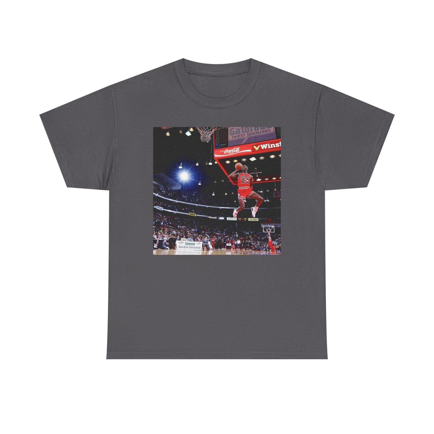 Michael Jordan Graphic T Shirt Retro Dunk Contest Unisex Heavy Cotton Tee
