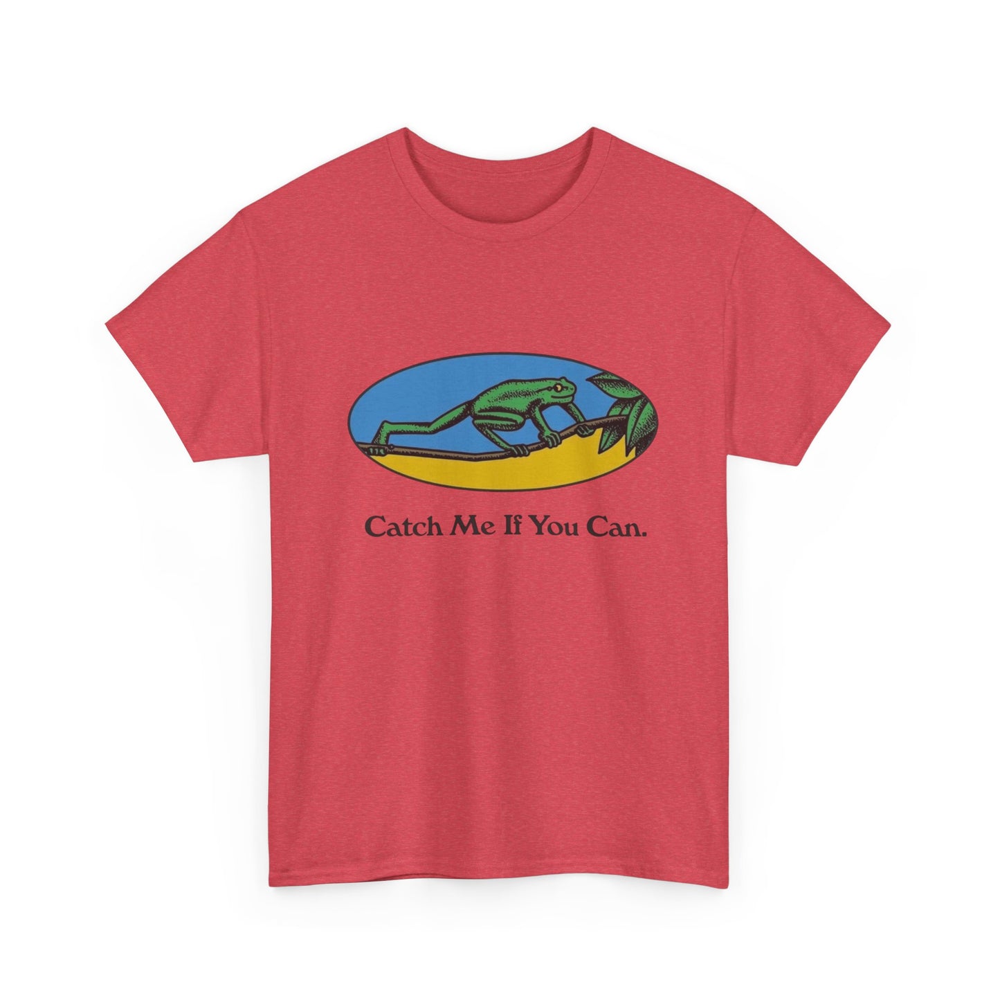 Catch Me If You Can Retro Graphic T Shirt NEW Adult Regular Heavy Cotton Tee